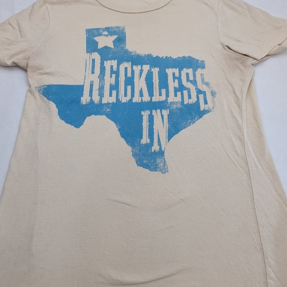 Reckless In Texas Mark Mckinney Concert Tee Large